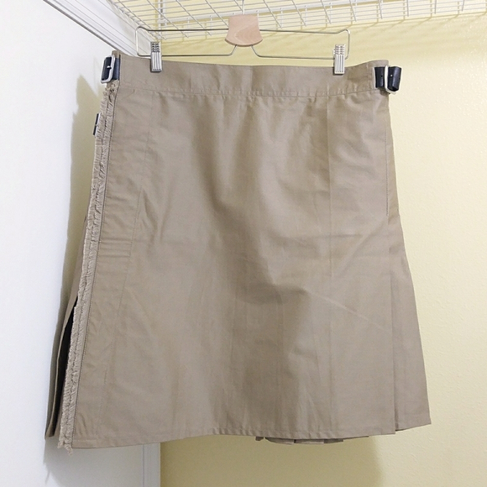 Scottish Highland Kilt - Tan 100% Cotton - 40"‎ Waist